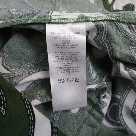 Anthropologie Somerset Maxi Dress Hunter Dark Green Paisley 1X - Picture 11 of 12